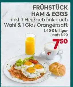 Billa FRÜHSTÜCK HAM & EGGS Angebot