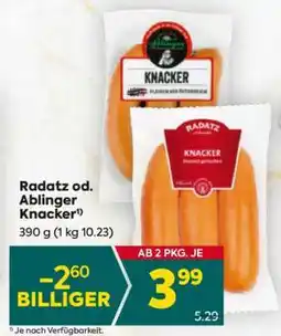 Billa Radatz od. Ablinger Knacker Angebot