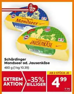 Billa Schärdinger Mondseer od. Jausenkäse Angebot