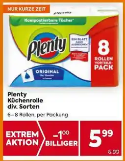 Billa Plenty Küchenrolle div. Sorten Angebot