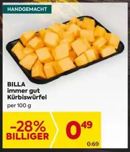 Billa BILLA immer gut Kürbiswürfel Angebot