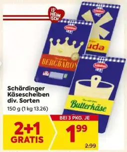 Billa Schärdinger Käsescheiben div. Sorten Angebot