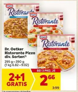 Billa Dr. Oetker Ristorante Pizza div. Sorten Angebot