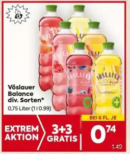 Billa Vöslauer Balance div. Sorten Angebot