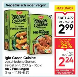 Maximarkt Iglo Green Cuisine Angebot