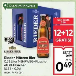 Maximarkt Rieder Märzen Bier Angebot