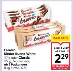 Maximarkt Ferrero Kinder Bueno White Angebot