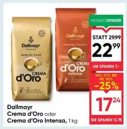 Maximarkt Dallmayr Crema d’Oro oder Crema d’Oro Intensa Angebot
