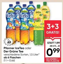 Maximarkt Pfanner IceTea oder Der Grüne Tee Angebot
