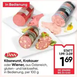 Maximarkt Käsewurst, Krakauer oder Wiener Angebot