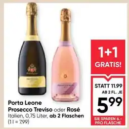 Maximarkt Porta Leone Prosecco Treviso oder Rosé Angebot