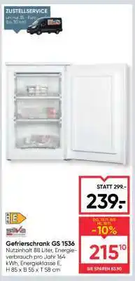 Maximarkt Gefrierschrank GS 1536 Angebot