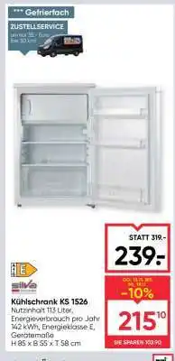 Maximarkt Kühlschrank KS 1526 Angebot