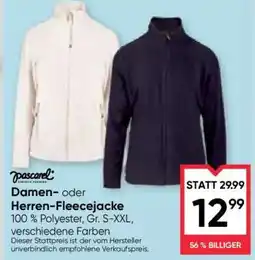 Maximarkt Damen- oder Herren-Fleecejacke Angebot