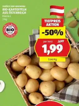 Hofer BIO-KARTOFFELN AUS ÖSTERREICH Angebot