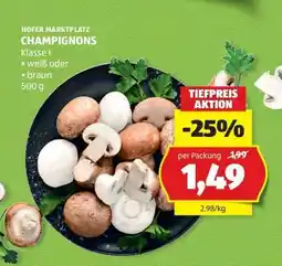 Hofer CHAMPIGNONS Angebot