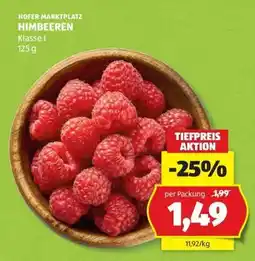 Hofer HIMBEEREN Angebot