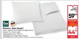 Maximarkt Bettware „Baby Alpaka“ Angebot