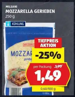 Hofer MILSANI MOZZARELLA GERIEBEN Angebot