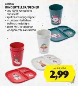Hofer CROFTON KINDERTELLER/BECHER Angebot