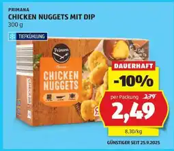 Hofer PRIMANA CHICKEN NUGGETS MIT DIP Angebot