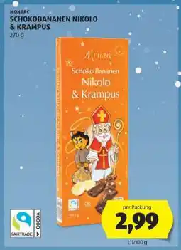 Hofer SCHOKOBANANEN NIKOLO & KRAMPUS Angebot