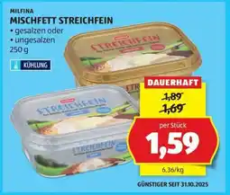 Hofer MILFINA MISCHFETT STREICHFEIN Angebot