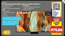 Hofer 65 (163CM) NEO QLED-QN70F (2025) 4K VISION AI SMART TV Angebot