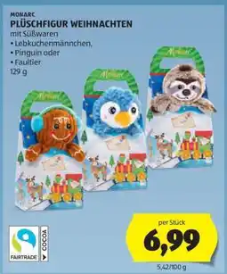 Hofer MONARC PLÜSCHFIGUR WEIHNACHTEN Angebot