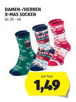 Hofer DAMEN-/HERREN X-MAS SOCKEN Angebot