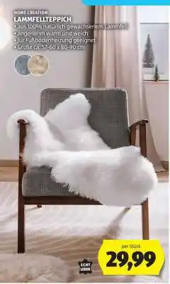 Hofer LAMMFELLTEPPICH Angebot