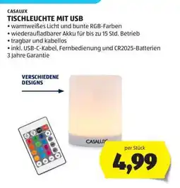 Hofer TISCHLEUCHTE MIT USB Angebot