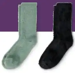 Tchibo Eduscho 2 Paar Kuschelsocken mit Effektgarn Angebot