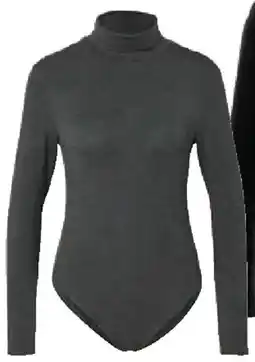 Tchibo Eduscho Body mit Stehkragen, grau meliert Angebot