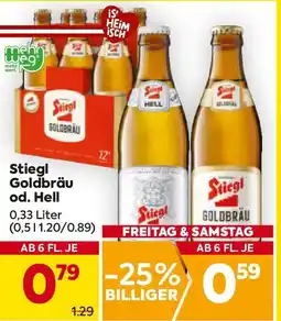 Billa Stiegl goldbräu od. hell Angebot