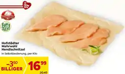 Billa Hofstädter mehrwohl hendlschnitzel Angebot
