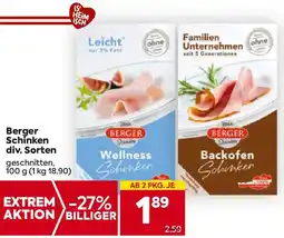 Billa Berger schinken Angebot