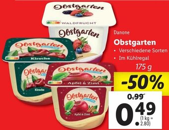 Lidl Obstgarten 175g Angebot
