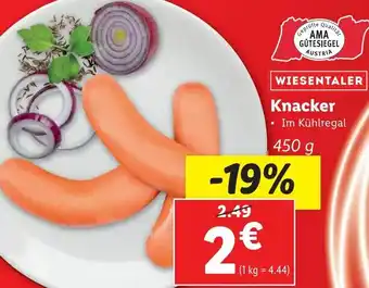 Lidl Knacker 450g Angebot