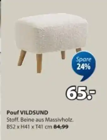 JYSK Pouf vildsund Angebot