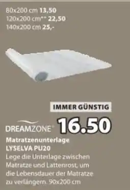 JYSK Matratzenunterlage lyselva pu20 Angebot