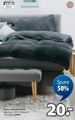 JYSK Fleece-bettwäsche rie Angebot