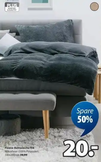 JYSK Fleece-bettwäsche rie Angebot