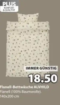 JYSK Flanell-bettwäsche alvhild flanell Angebot