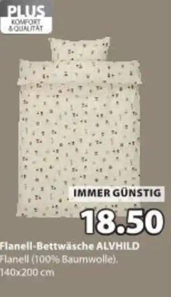 JYSK Flanell-bettwäsche alvhild flanell Angebot