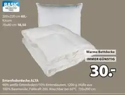 JYSK Entenfederdecke alta Angebot