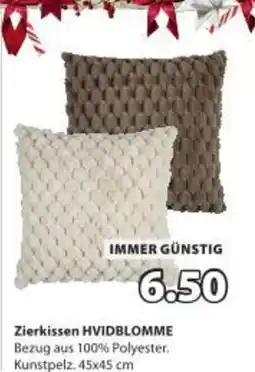 JYSK Zierkissen hvidblomme Angebot