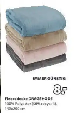 JYSK Fleecedecke dragehode Angebot