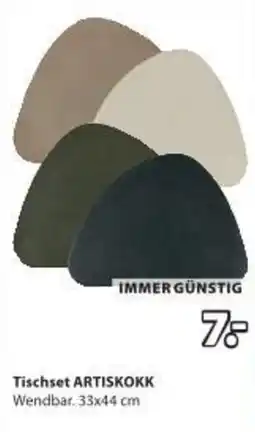JYSK Tischset artiskokk Angebot