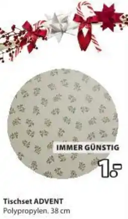 JYSK Tischset ADVENT Polypropylen Angebot
